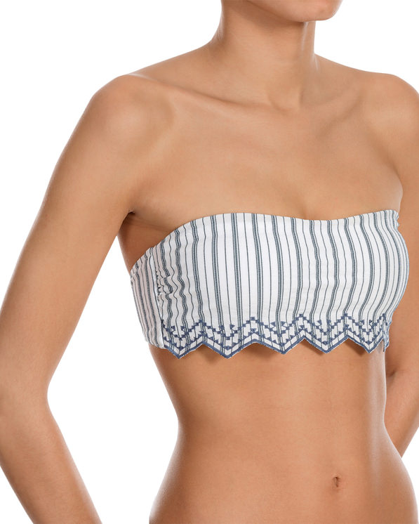 Bandeau Top Sea Stripe Sea Stripe Von Seafolly Bikini Oberteile