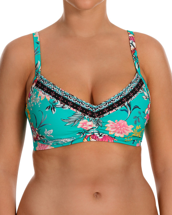 Bikini Top ungefüttert WATER GARDEN von SEAFOLLY Bikini Oberteile