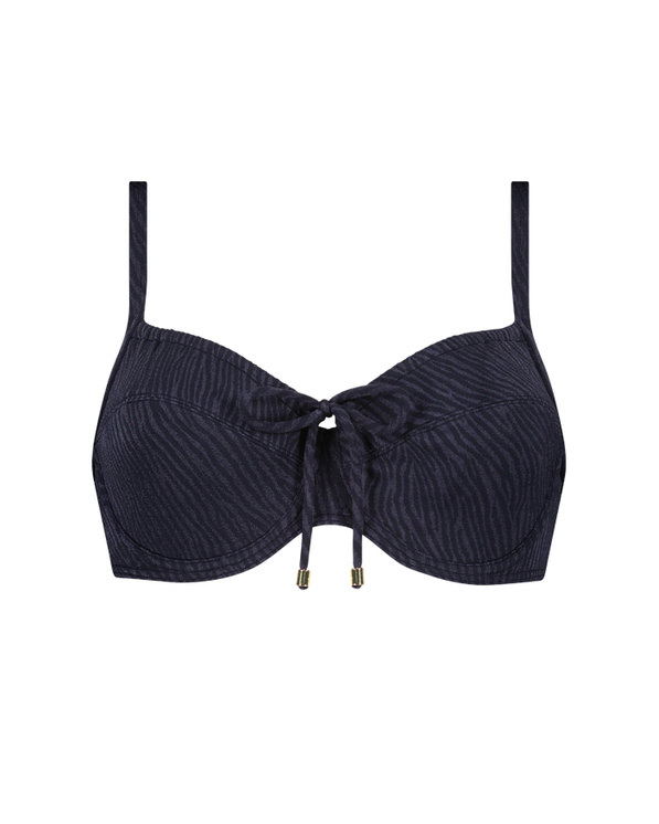 Bikini Top Ungef Ttert Midnight Zebra Von Cyell Bikini Oberteile Beldona Ag