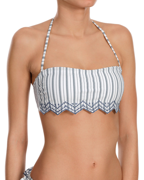 Bandeau Top Sea Stripe Sea Stripe Von Seafolly Bikini Oberteile