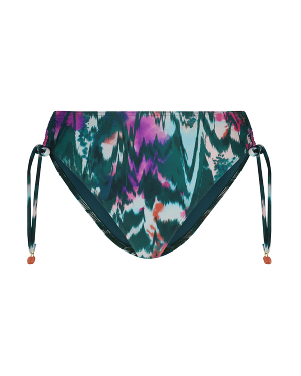 Bikini Maxi Slip Ikat Teal Von Cyell Highwaist Beldona Ag