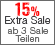 15% Zusatzrabatt an 3 Teilen