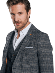 emilio adani Modisch kariertes Sakko Slim Fit emilio adani Modisch kariertes Sakko Slim Fit