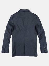 emilio adani Herren elastisches Sakko mit lässiger Kantenverarbeitung in Marineblau emilio adani Herren elastisches Sakko mit lässiger Kantenverarbeitung in Marineblau