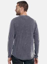 emilio adani Herren Rundhals Shirt in Granitgrau emilio adani Herren Rundhals Shirt in Granitgrau
