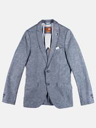 emilio adani Herren Dezent gestreiftes Sommer-Sakko in Enzianblau emilio adani Herren Dezent gestreiftes Sommer-Sakko in Enzianblau