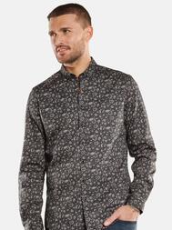 emilio adani Langarm-Hemd mit All-Over-Print emilio adani Langarm-Hemd mit All-Over-Print