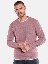 emilio adani Herren Rundhals Pullover in Feuerrot emilio adani Herren Rundhals Pullover in Feuerrot