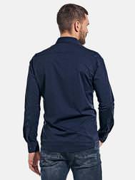 emilio adani Herren Hemd uni in Saphirblau emilio adani Herren Hemd uni in Saphirblau