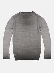 emilio adani Herren Rundhals Pullover in Kieselgrau emilio adani Herren Rundhals Pullover in Kieselgrau
