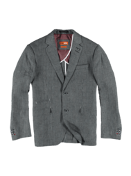emilio adani Herren Freizeit-Sakko slim fit in Zementgrau emilio adani Herren Freizeit-Sakko slim fit in Zementgrau