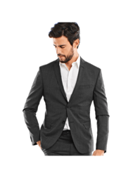 emilio adani Herren Anzugsakko slim fit in Anthrazit emilio adani Herren Anzugsakko slim fit in Anthrazit