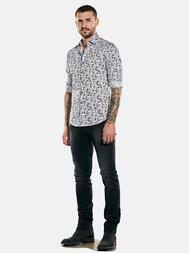 emilio adani Langarm-Hemd mit floralem Print emilio adani Langarm-Hemd mit floralem Print