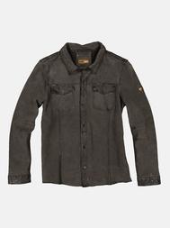 emilio adani Herren Lederjacke slim fit in Dunkelbraun emilio adani Herren Lederjacke slim fit in Dunkelbraun