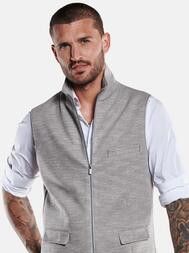 emilio adani Herren Sakkoweste in Braunbeige emilio adani Herren Sakkoweste in Braunbeige