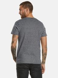 emilio adani Herren T-Shirt mit Leinenanteil in Anthrazit emilio adani Herren T-Shirt mit Leinenanteil in Anthrazit