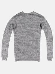emilio adani Herren Rundhals Pullover in Silbergrau emilio adani Herren Rundhals Pullover in Silbergrau