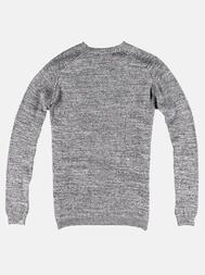 emilio adani Herren Rundhals Pullover in Silbergrau emilio adani Herren Rundhals Pullover in Silbergrau