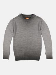emilio adani Herren Rundhals Pullover in Kieselgrau emilio adani Herren Rundhals Pullover in Kieselgrau