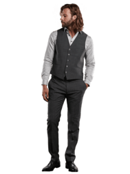emilio adani Anzugweste mit minimal Muster emilio adani Anzugweste mit minimal Muster