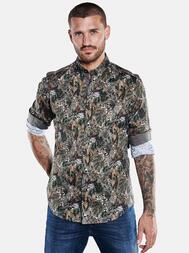 emilio adani Herren Hemd langarm in Khaki emilio adani Herren Hemd langarm in Khaki