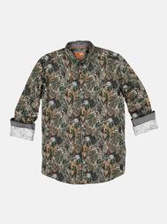 emilio adani Herren Hemd langarm in Khaki emilio adani Herren Hemd langarm in Khaki
