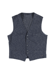 emilio adani Herren Sakkoweste mit Retromuster in Saphirblau emilio adani Herren Sakkoweste mit Retromuster in Saphirblau