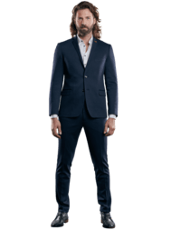 emilio adani Herren voll elastisches Business-Sakko in Saphirblau emilio adani Herren voll elastisches Business-Sakko in Saphirblau