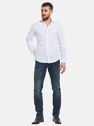 emilio adani Herren Hemd uni in Reinweiss emilio adani Herren Hemd uni in Reinweiss