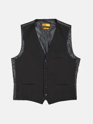 emilio adani Herren Anzug-Weste slim fit in Schwarz emilio adani Herren Anzug-Weste slim fit in Schwarz