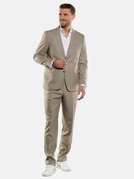 emilio adani Herren Anzug-Sakko slim fit in Braunbeige emilio adani Herren Anzug-Sakko slim fit in Braunbeige