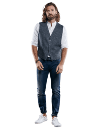 emilio adani schmale Sakkoweste aus hochelastischer Ware emilio adani schmale Sakkoweste aus hochelastischer Ware