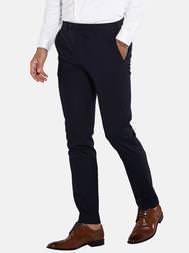 emilio adani Herren Anzug-Hose slim fit in Saphirblau emilio adani Herren Anzug-Hose slim fit in Saphirblau
