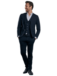 emilio adani Herren Anzugsakko slim fit in Saphirblau emilio adani Herren Anzugsakko slim fit in Saphirblau