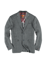 emilio adani Herren Freizeit-Sakko slim fit in Zementgrau emilio adani Herren Freizeit-Sakko slim fit in Zementgrau