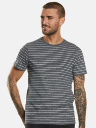 emilio adani Herren T-Shirt mit Leinenanteil in Anthrazit emilio adani Herren T-Shirt mit Leinenanteil in Anthrazit