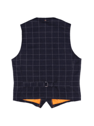 emilio adani Herren Sakkoweste mit Gitternetzkaro in Schwarz emilio adani Herren Sakkoweste mit Gitternetzkaro in Schwarz