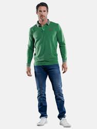 engbers Poloshirt in Flammgarnoptik engbers Poloshirt in Flammgarnoptik