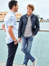engbers Helle komfortable Sommer-Jeans mit authentischer Waschung engbers Helle komfortable Sommer-Jeans mit authentischer Waschung