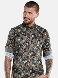 emilio adani Herren Hemd langarm in Khaki emilio adani Herren Hemd langarm in Khaki