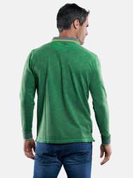 engbers Poloshirt in Flammgarnoptik engbers Poloshirt in Flammgarnoptik