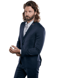emilio adani Herren voll elastisches Business-Sakko in Saphirblau emilio adani Herren voll elastisches Business-Sakko in Saphirblau