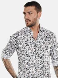 emilio adani Langarm-Hemd mit floralem Print emilio adani Langarm-Hemd mit floralem Print