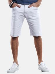 emilio adani Weiße Denim Short mit modischen Destroys emilio adani Weiße Denim Short mit modischen Destroys