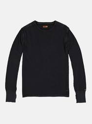 emilio adani Herren Rundhals Pullover in Saphirblau emilio adani Herren Rundhals Pullover in Saphirblau