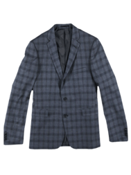 emilio adani Herren Anzugsakko mit Karomuster in Marineblau emilio adani Herren Anzugsakko mit Karomuster in Marineblau
