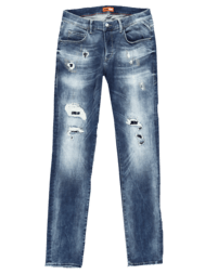 emilio adani Superstretch Jeans mit modischen Destroys emilio adani Superstretch Jeans mit modischen Destroys