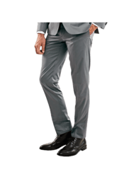 emilio adani Herren Anzughose slim fit in Kieselgrau emilio adani Herren Anzughose slim fit in Kieselgrau