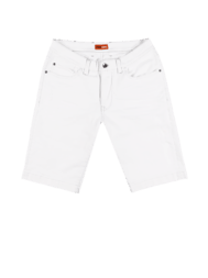 emilio adani Weiße Denim Short mit modischen Destroys emilio adani Weiße Denim Short mit modischen Destroys