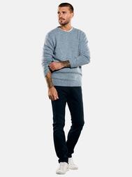 emilio adani Herren Rundhals Pullover in Hellblau emilio adani Herren Rundhals Pullover in Hellblau